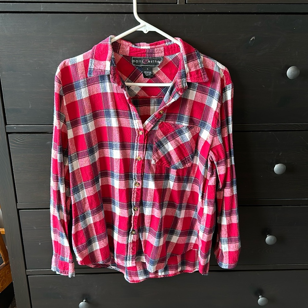 Red plaid flannel